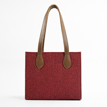 Box Canvas Meroon & Brown