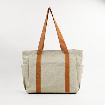 Terra Carry Tote Beige & Brown
