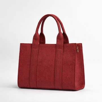 Sage Luxe Tote meroon