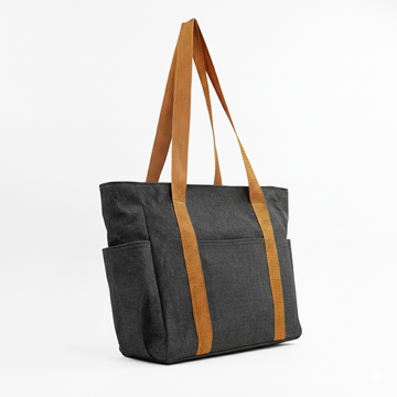 Terra Carry Tote Black & Brown