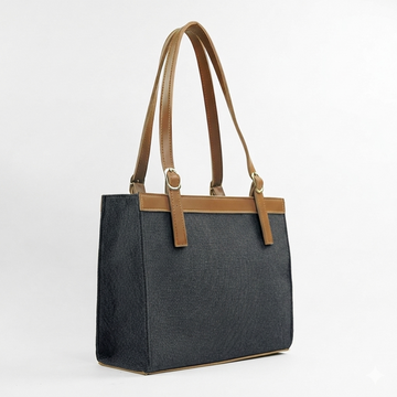 Olivia Classic Tote Black & Brown
